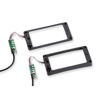 Seymour Duncan Triple Shot Mounting Rings Arched Set Black