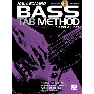 Hal Leonard Bass Tab Method Songbook 1 Bk/CD