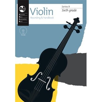 Violin Recording and Handbook Grade 6 Series 9 Bk/CD AMEB