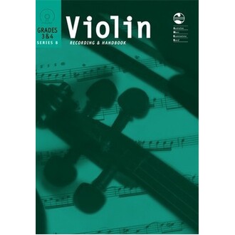 Violin Recording and Handbook Grades 3-4 Series 8 Bk/CD AMEB