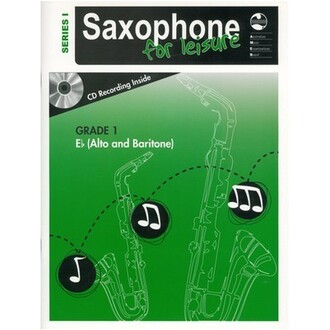 Saxophone For Leisure Grade 1 Eb Series 1 Bk/CD AMEB