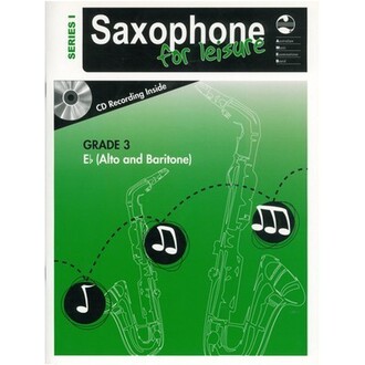 Saxophone For Leisure Grade 3 Eb Series 1 Bk/CD AMEB