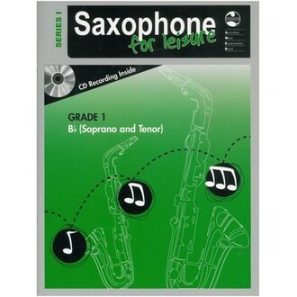 Saxophone For Leisure Grade 1 Bb Series 1 Bk/CD AMEB