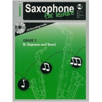 Saxophone For Leisure Grade 2 Bb Series 1 Bk/CD AMEB