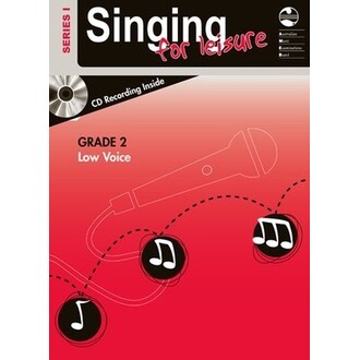 Singing For Leisure Grade 2 Low Voice Series 1 Bk/CD AMEB