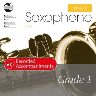 Alto Sax Grade 1 Series 2 Recorded Accompaniments CD AMEB