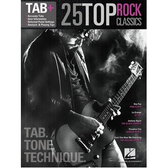 25 Top Rock Classics Guitar Tab Plus