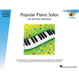 HLSPL Popular Piano Solos Pre-Staff Level Bk/CD