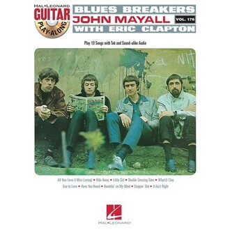 Blues Breakers John Mayell/Eric Clapton Guitar Play-Along Vol 176 Bk/CD