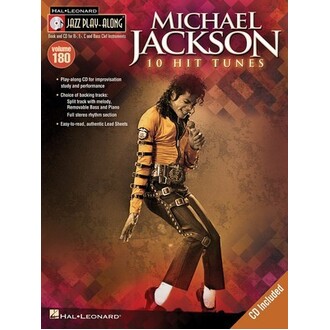 Michael Jackson Jazz Play-Along Vol 180 Bk/CD
