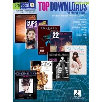 Top Downloads For Female Singers Vol 62 Bk/CD