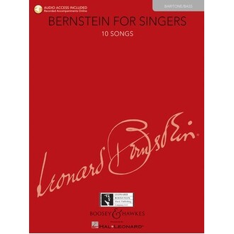 Bernstein For Singers Baritone/Bass Bk/Online Audio