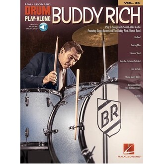Buddy Rich Drum Play-Along Vol 35 Bk/Online Audio