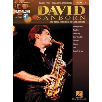 David Sanborn Saxophone Play-Along Vol 8 Bk/Online Audio