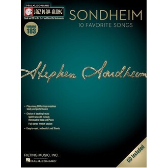 Stephen Sondheim Jazz Play-Along Vol 183 Bk/CD