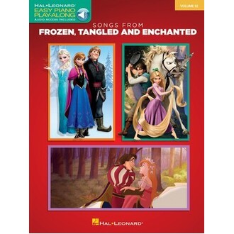 Songs From Frozen, Tangled and Enchanted Easy Piano Bk/Online Audio