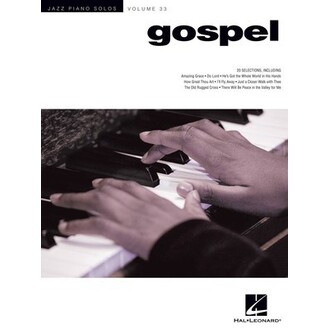 Gospel Jazz Piano Solos Vol 33