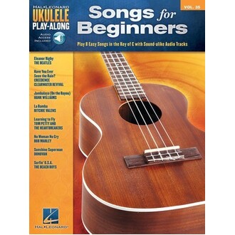 Songs For Beginners Ukulele Play-Along Vol 35 Bk/Online Audio