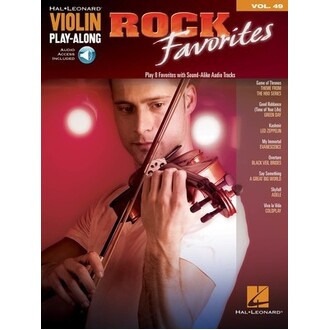 Rock Favorites Violin Play-Along Vol 49 Bk/Online Audio