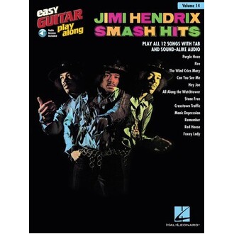 Jimi Hendrix Smash Hits Easy Guitar Play-Along Vol 14 Bk/Online Audio