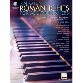Piano Fun Romantic Hits For Adult Beginners Bk/Online Audio