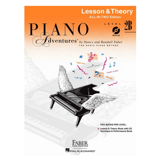 Piano Adventures All In Two 2b Lesson Theory Bk/cd