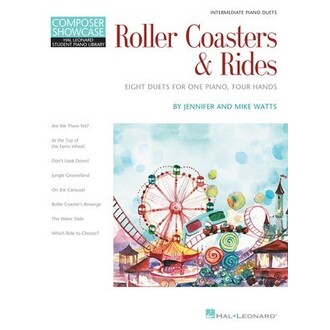 Roller Coasters and Rides Intermediate Piano Duets