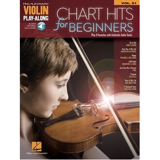 Chart Hits For Beginners Violin Play-Along Vol 51