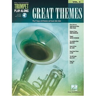 Great Themes Trumpet Play-Along Vol 4 Bk/Online Audio