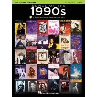 Songs Of The 1990s Piano/Vocal/Guitar Bk/Online Audio