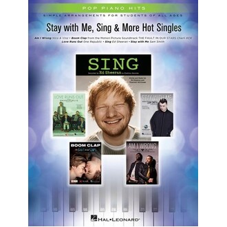 Stay with Me, Sing & More Hot Singles Pop Piano Hits