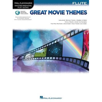 Great Movie Themes Flute Bk/Online Audio