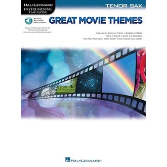 Great Movie Themes Tenor Sax Bk/Online Audio