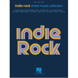 Indie Rock Sheet Music Collection Piano/Vocal/Guitar