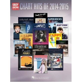 Chart Hits of 2014-2015 Easy Guitar (Notes/Tab)