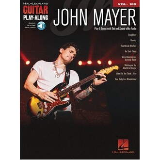 John Mayer Guitar Play-Along Vol 189 Bk/Online Audio