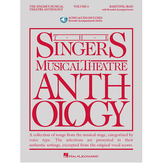 Singers Musical Theatre Anthology Vol 6 Baritone/Bass Bk/Online Audio