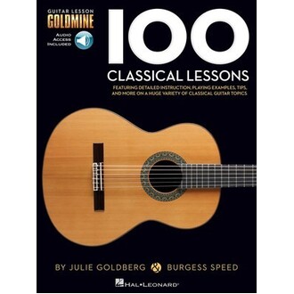 100 Classical Lessons Guitar Bk/Online Audio