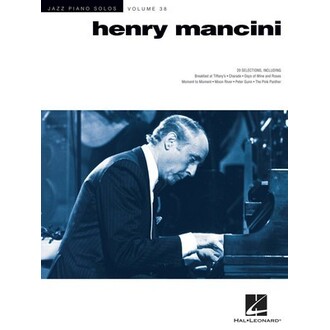 Henry Mancini Jazz Piano Solos Vol 38