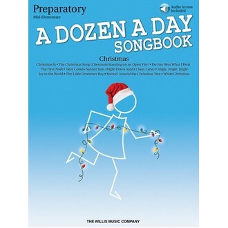 A Dozen A Day Christmas Preparatory Mid-Elementary Bk/Online Audio