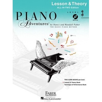 Piano Adventures Lesson and Theory All-In-Two Level 3 Bk/CD