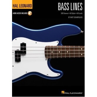 Hal Leonard Bass Lines Bk/Online Audio