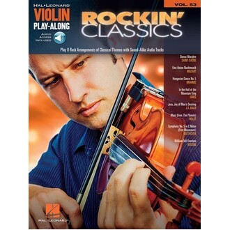 Rockin Classics Violin Play-Along Vol 53 Bk/Online Audio