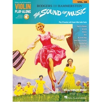 The Sound Of Music Violin Play-Along Vol 56 Bk/Online Audio