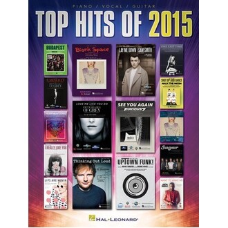 Top Hits Of 2015 Piano/Vocal/Guitar