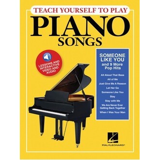 Teach Yourself to Play Piano Songs - Someone Like You and more hits Bk/Online Media