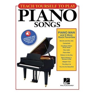 Teach Yourself to Play Piano - Piano Man and more favs Bk/Online Media