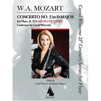 W.A. Mozart Concerto No 2 in D Major Flute K 314