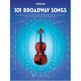 101 Broadway Songs For Violin