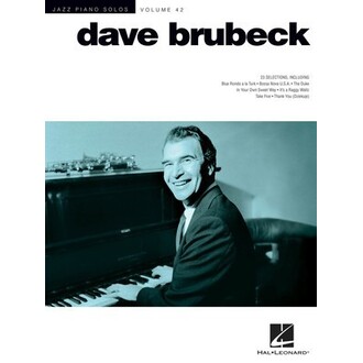 Dave Brubeck Jazz Piano Solos Vol 42